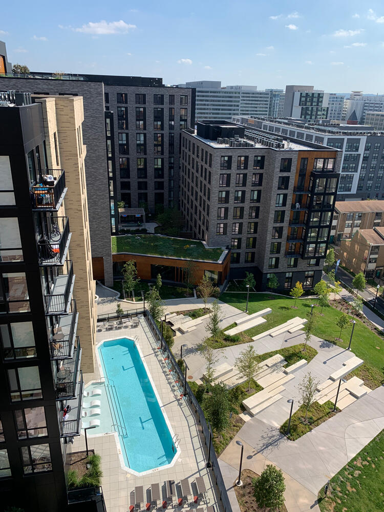 vegetated roof, green roof, amenity deck