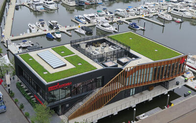 vegetated roof, green roof, amenity deck