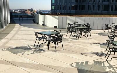 vegetated roof, green roof, amenity deck